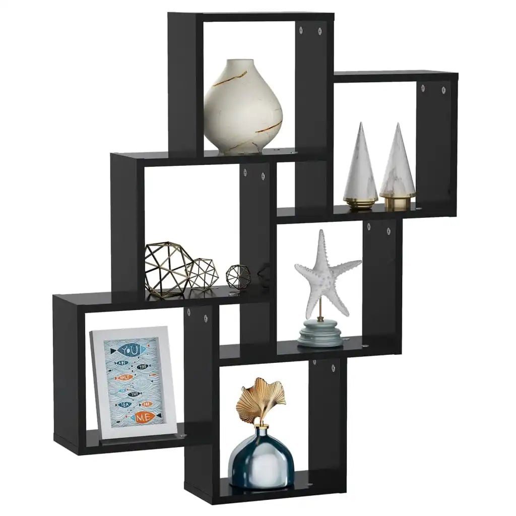 étagère murale design moderne 78x15x93 cm - vente privée 14:202713809White;200007763:201336342