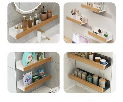 étagère murale design original en bois de qualité - vente privée 14:200006155Black 20cm