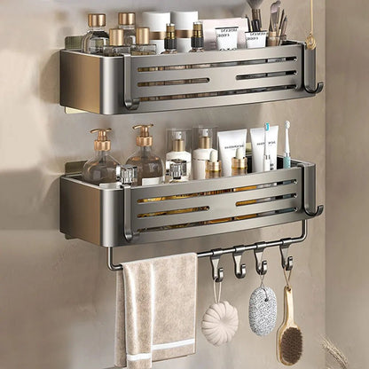 étagère murale douche originale - vente privée 14:200004870B gray with rod