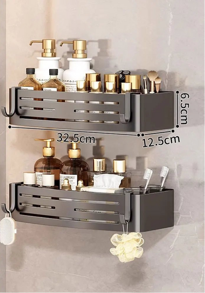 étagère murale douche originale - vente privée 14:365458gray 2pcs