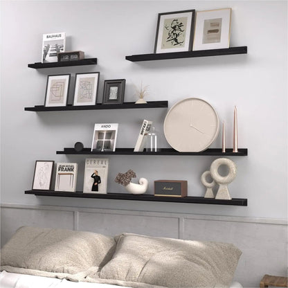 étagère murale en acier d'aluminium - vente privée 14:10Black 50cm