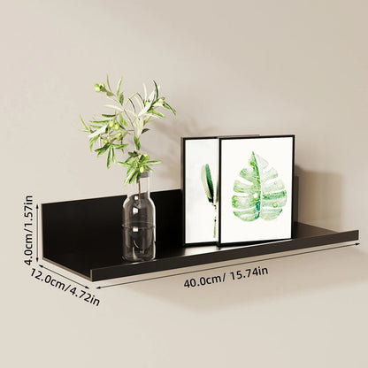 étagère murale en acier d'aluminium - vente privée 14:29Black 40cm