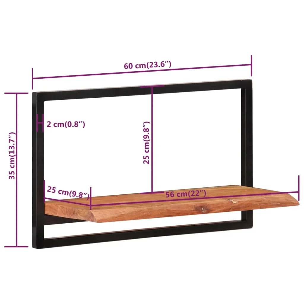 étagère murale en bois - vente privée 14:200006156Brown;200007763:201336342