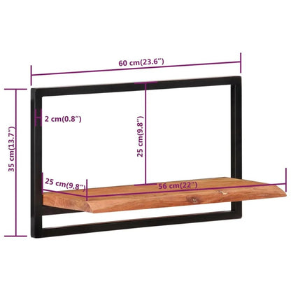 étagère murale en bois - vente privée 14:200006156Brown;200007763:201336342