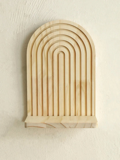 étagère murale en bois en forme d'arche - vente privée 14:201504125MS10581-1