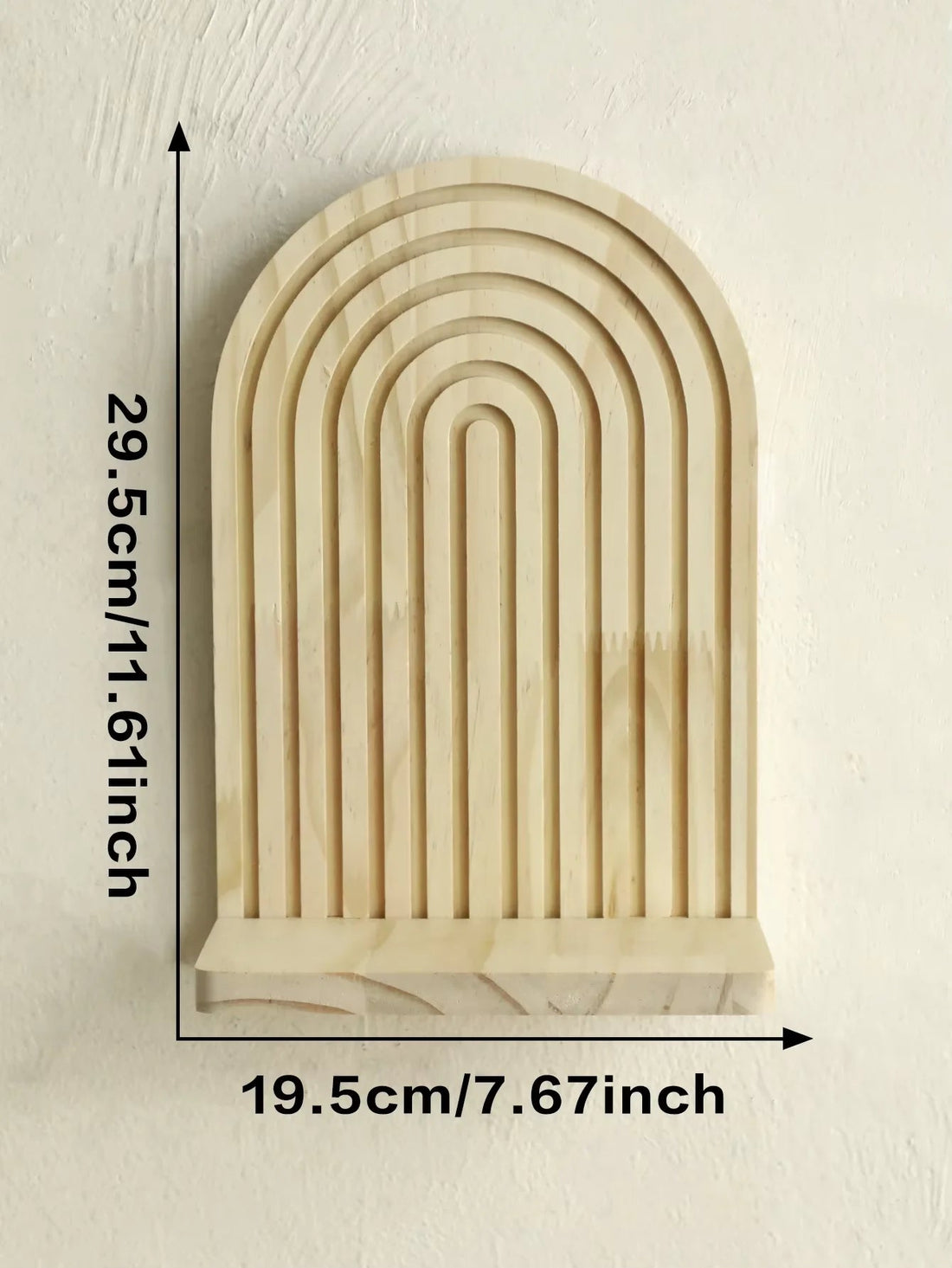 étagère murale en bois en forme d'arche - vente privée 14:201504125MS10581-1