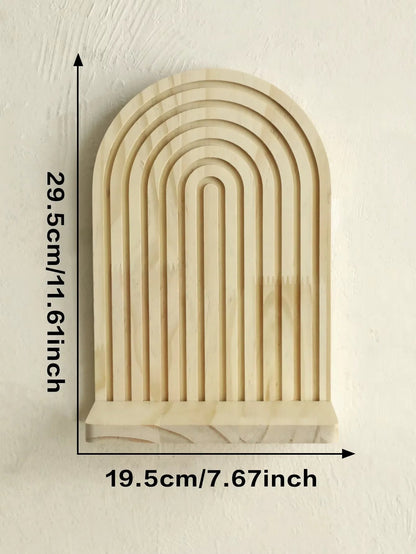 étagère murale en bois en forme d'arche - vente privée 14:201504125MS10581-1