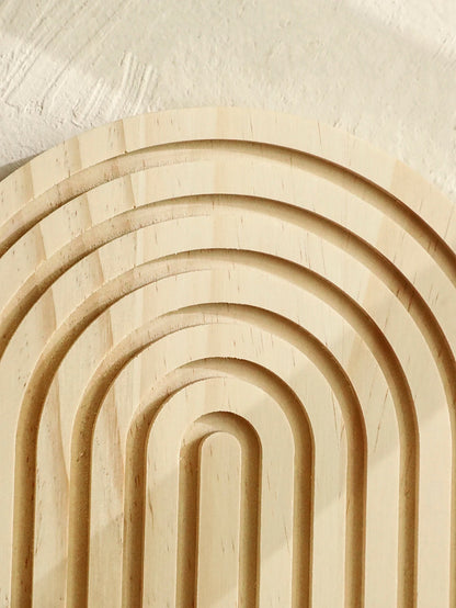 étagère murale en bois en forme d'arche - vente privée 14:201504125MS10581-1