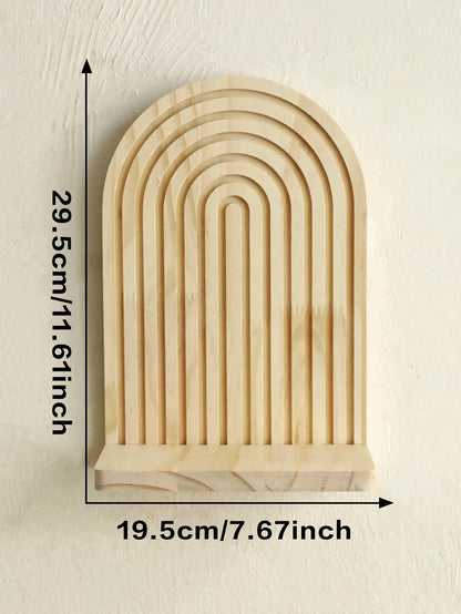 étagère murale en bois en forme d'arche - vente privée 14:202713809wall shelf MS10581