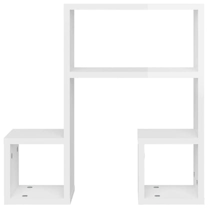 étagère murale en bois massif 2pcs de 50x15x50cm - vente privée 14:200006152Gray;200007763:201336342