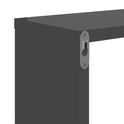 étagère murale en bois massif 2pcs de 50x15x50cm - vente privée 14:200006152Gray;200007763:201336342