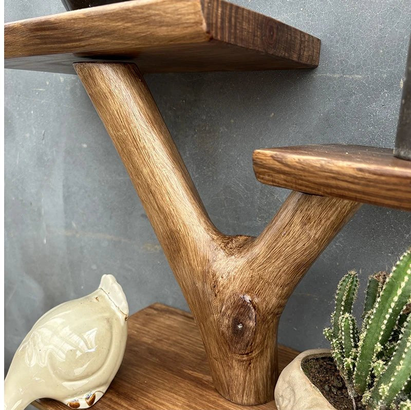 étagère murale en bois massif pour pot de fleur - vente privée 14:20271380912-15a127