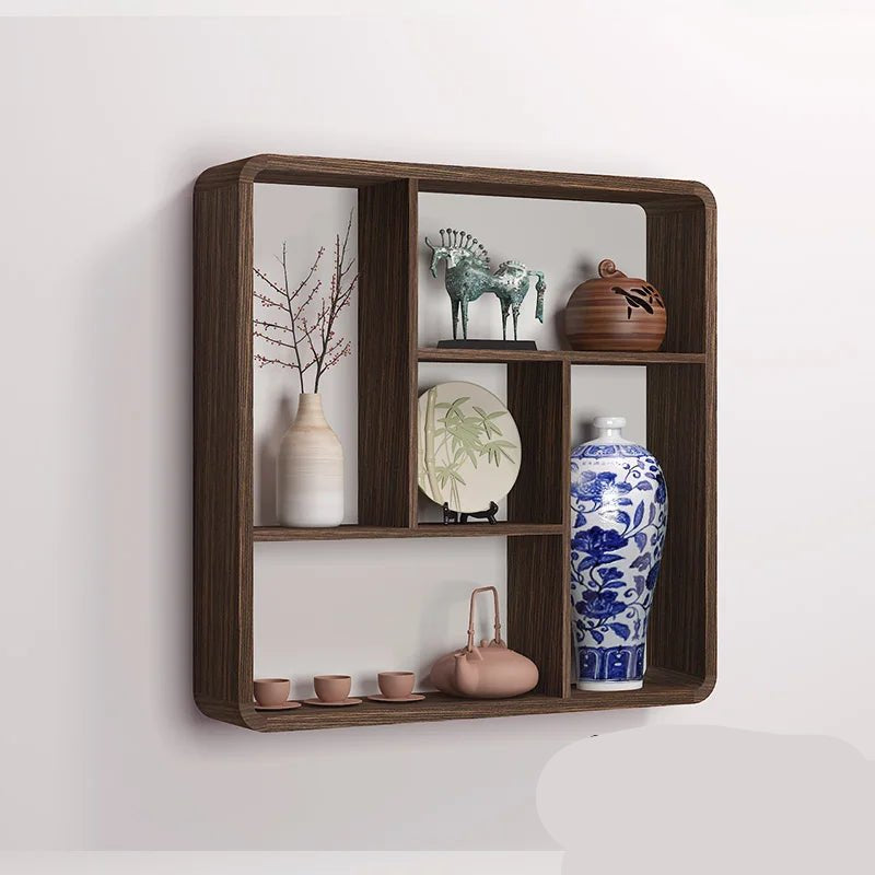 étagère murale en bois solide premium Duobao Pavillon - vente privée 14:20000298473  73  15cm
