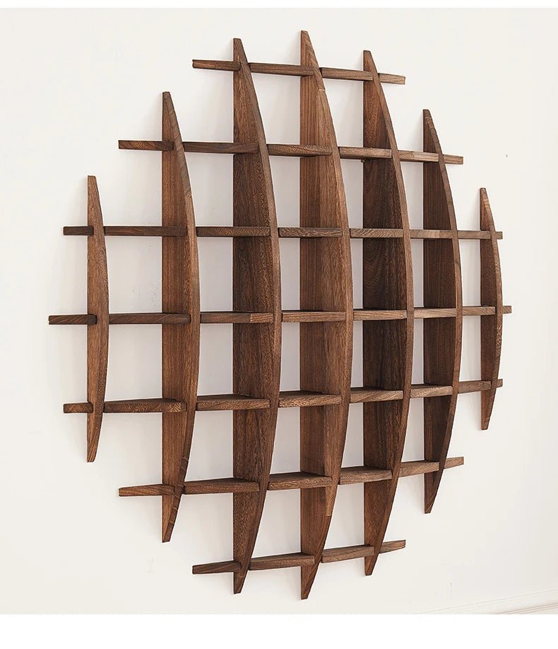 étagère murale en bois suspendue Duobaoge - vente privée 14:20000298490x90cm model 4