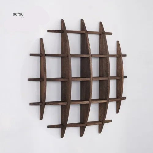 étagère murale en bois suspendue Duobaoge - vente privée 14:20000298490x90cm model 4