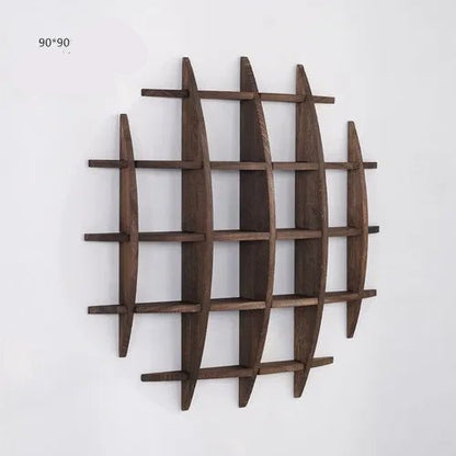 étagère murale en bois suspendue Duobaoge - vente privée 14:20000298490x90cm model 4