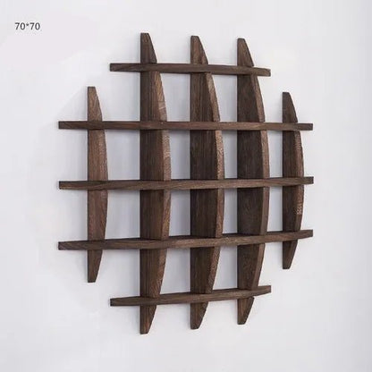 étagère murale en bois suspendue Duobaoge - vente privée 14:20000615470x70cm model 4