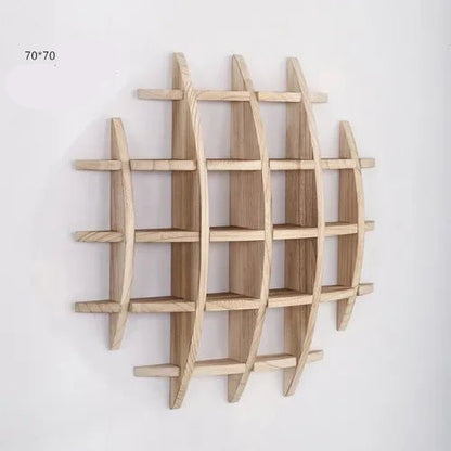 étagère murale en bois suspendue Duobaoge - vente privée 14:20000615570x70cm model 5