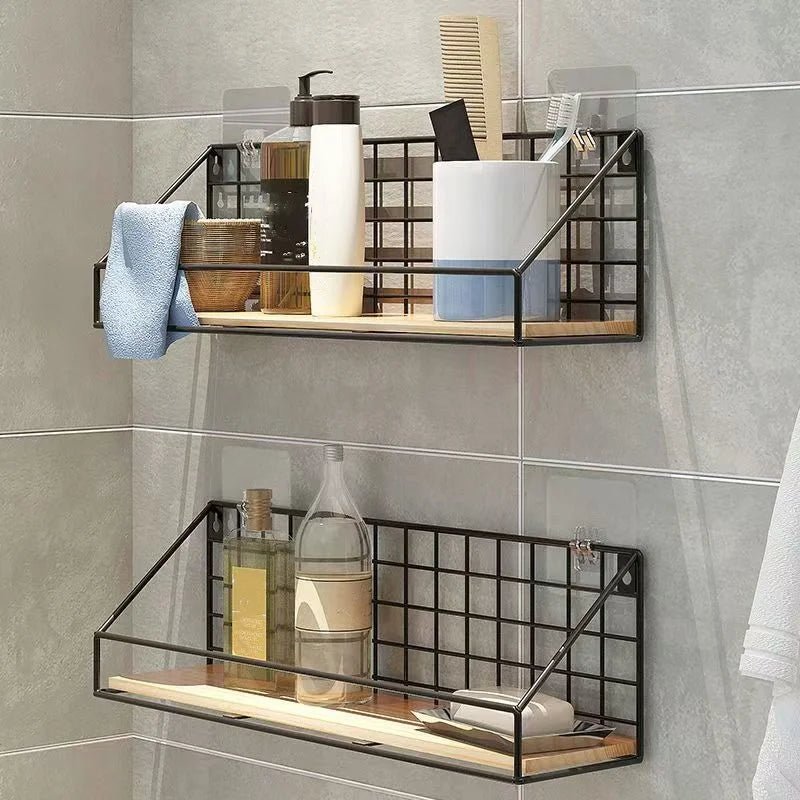 étagère murale en fer sans perçage 1 pièce - vente privée 14:200006153heise dahao;5:2000041851pc