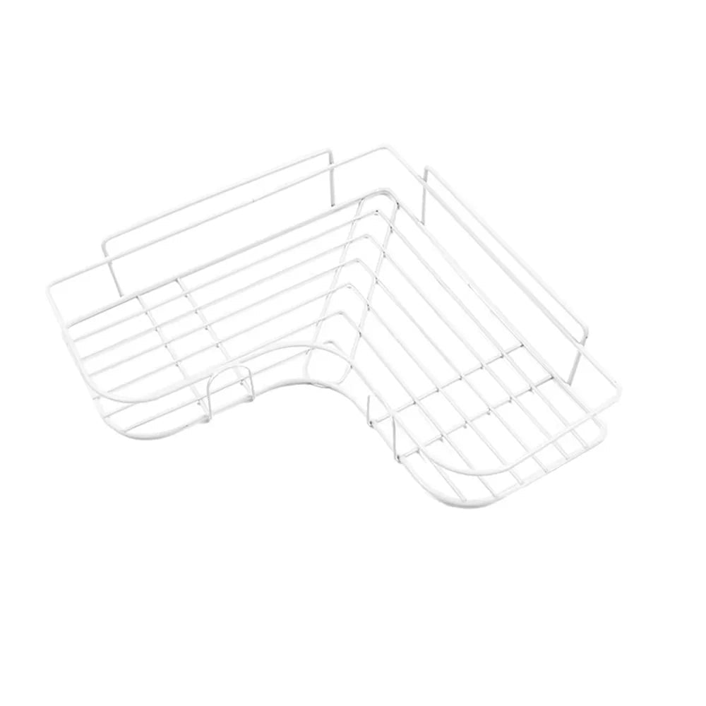 étagère murale en métal de salle de douche 1 pièces - vente privée 14:291pc  white