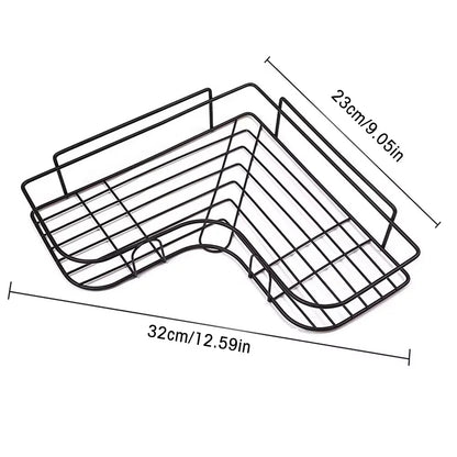étagère murale en métal de salle de douche 1 pièces - vente privée 14:291pc  white