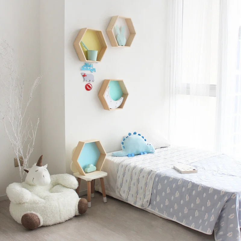 étagère murale hexagonale tendance 1 pièce - vente privée 14:351075Mint  S L