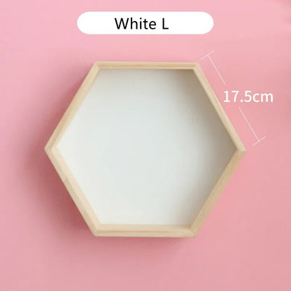 étagère murale hexagonale tendance 1 pièce - vente privée 14:351264White L