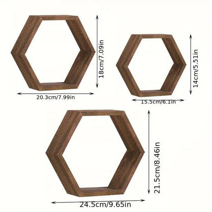 étagère murale Hexagone Flottante 1 pièce - vente privée 14:29SML