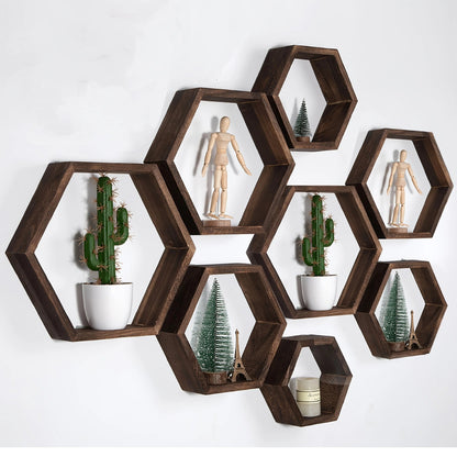 étagère murale Hexagone Flottante 1 pièce - vente privée 14:350850L