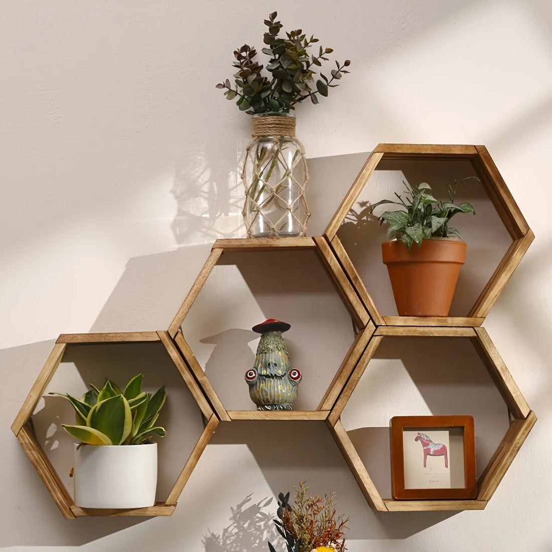 étagère murale Hexagone Flottante 1 pièce - vente privée 14:350850L