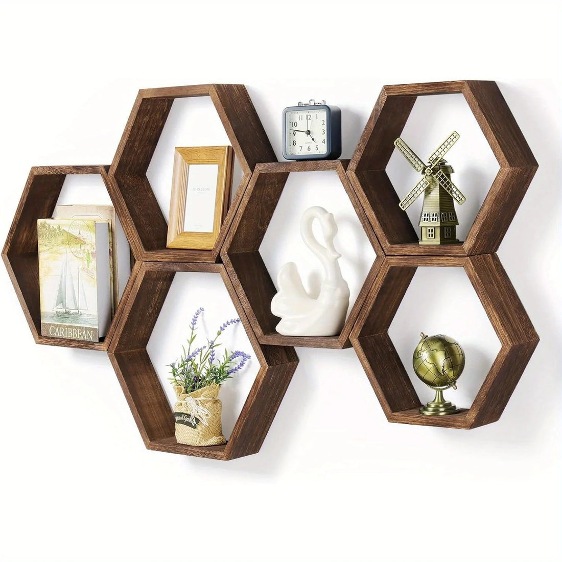 étagère murale Hexagone Flottante 1 pièce - vente privée 14:350850L