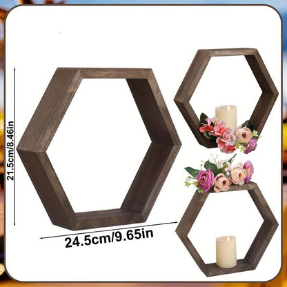 étagère murale Hexagone Flottante 1 pièce - vente privée 14:350850L