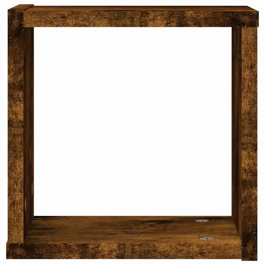 étagère murale marron pour maison 26 x 15 x 26 cm - 14:200006152Gray;200007763:201336342