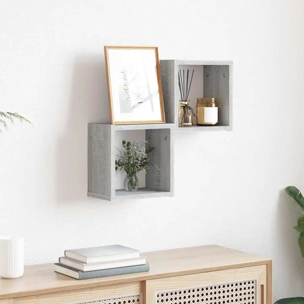 étagère murale marron pour maison 26 x 15 x 26 cm - vente privée 14:200006152Gray;200007763:201336342