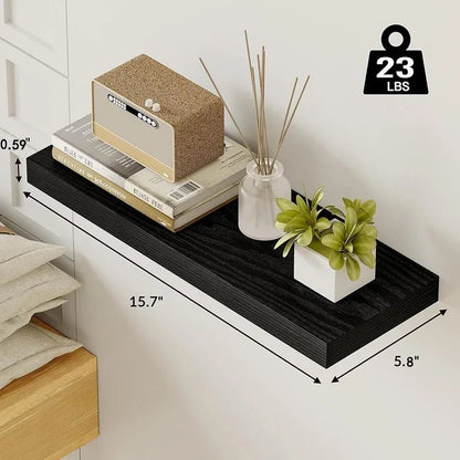 étagère murale noir rectangle - vente privée 14:202530808Brown