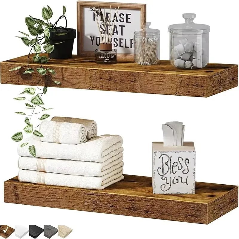 étagère murale noir rectangle - vente privée 14:202530808Brown
