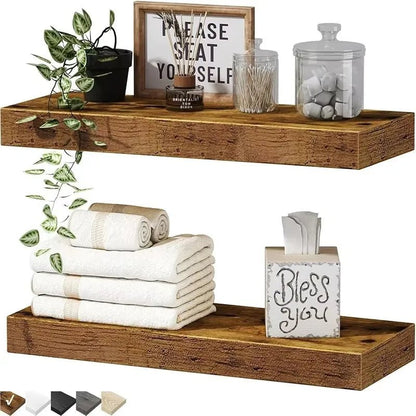 étagère murale noir rectangle - vente privée 14:202530808Brown