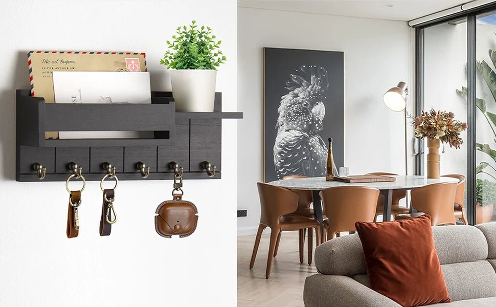 étagère murale porte clé - vente privée 14:29