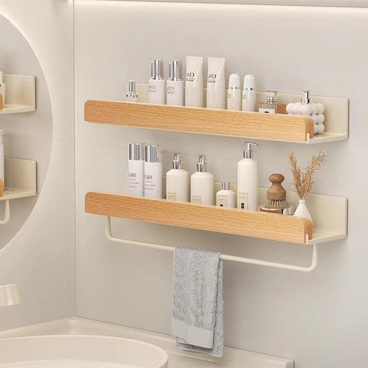 étagère murale salle de bain design moderne et tendance - vente privée 14:1254wood black 60cm bar