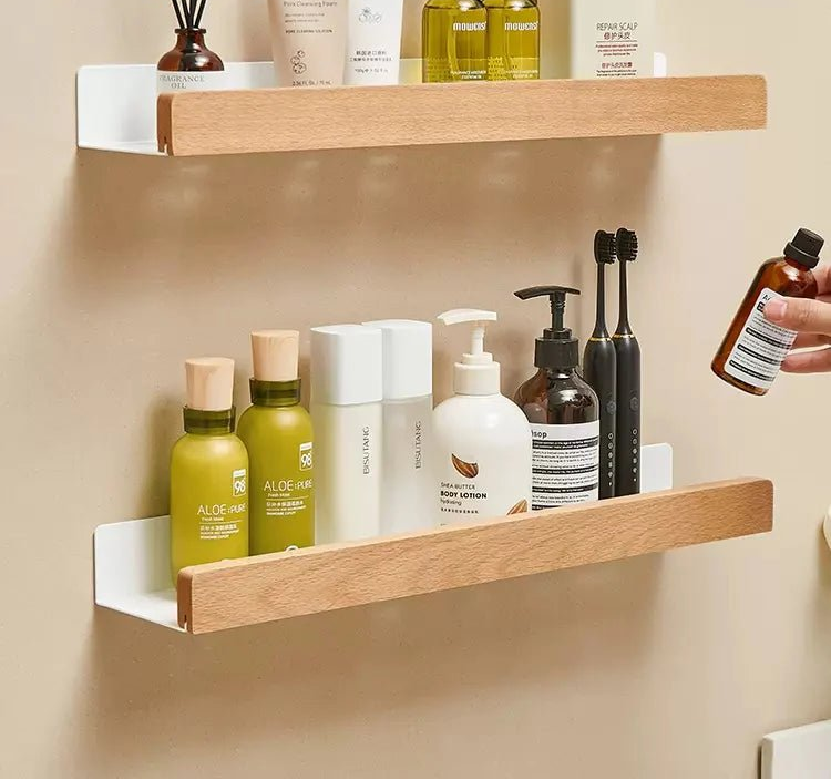 étagère murale salle de bain design moderne et tendance - vente privée 14:1254wood black 60cm bar