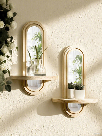 étagère murale scandinave avec miroir - vente privée 14:202713809Mirror MS11094