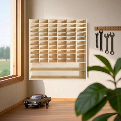 étagère murale stockage box 62 grilles - vente privée 14:202713809TT2320885;200007763:201336101