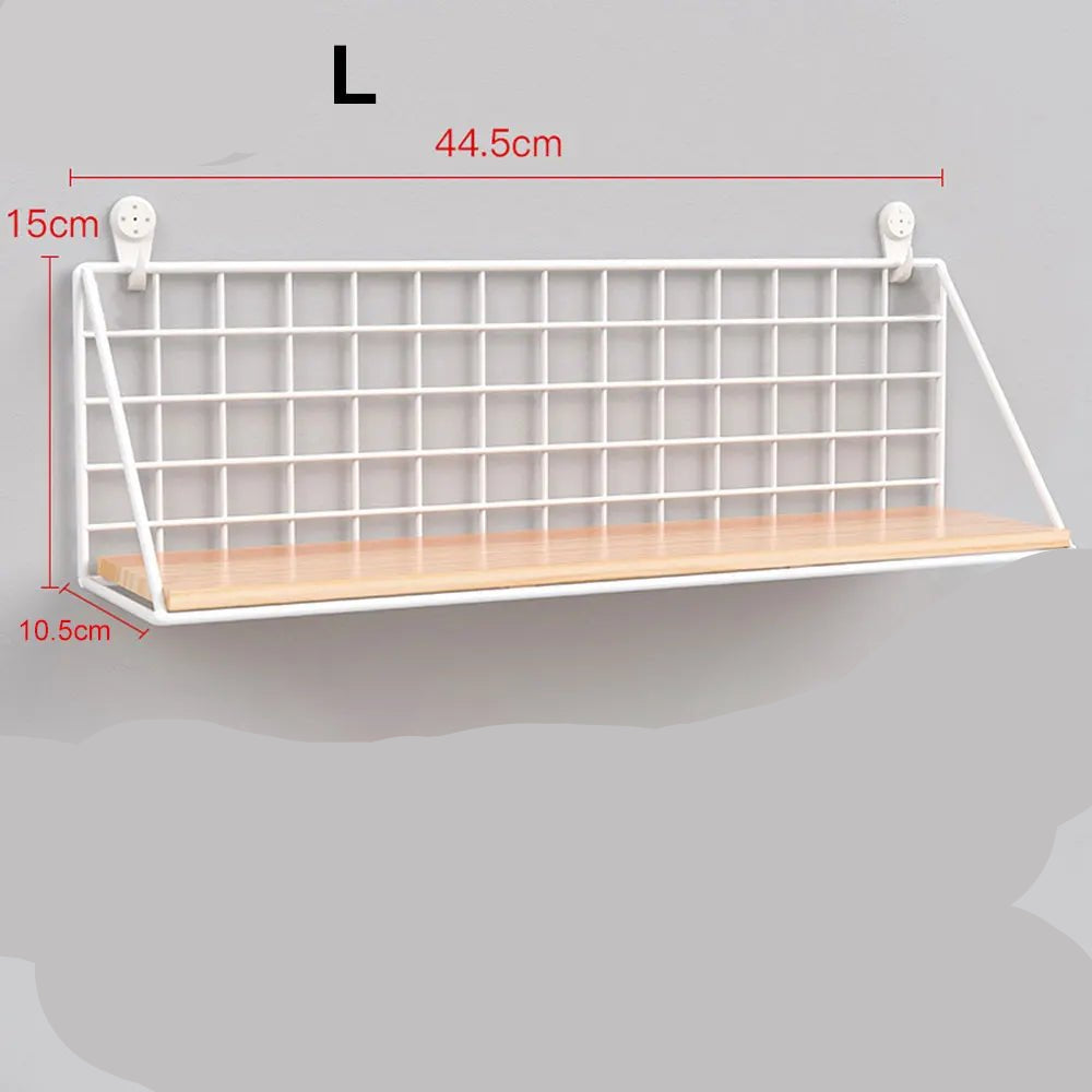 étagère murale suspendue en bois - vente privée 14:10White L