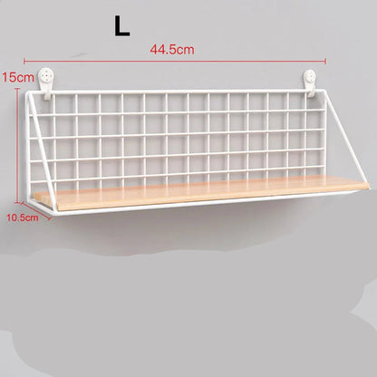 étagère murale suspendue en bois - vente privée 14:10White L