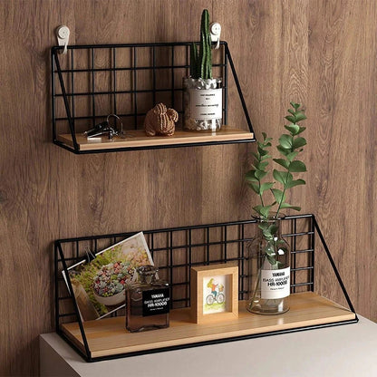 étagère murale suspendue en bois - vente privée 14:10White L