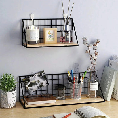 étagère murale suspendue en bois - vente privée 14:10White L