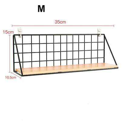 étagère murale suspendue en bois - vente privée 14:173Black M
