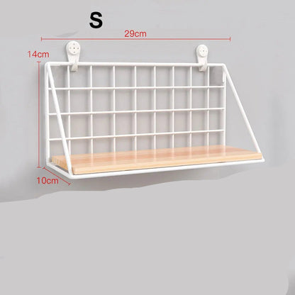 étagère murale suspendue en bois - vente privée 14:193White S