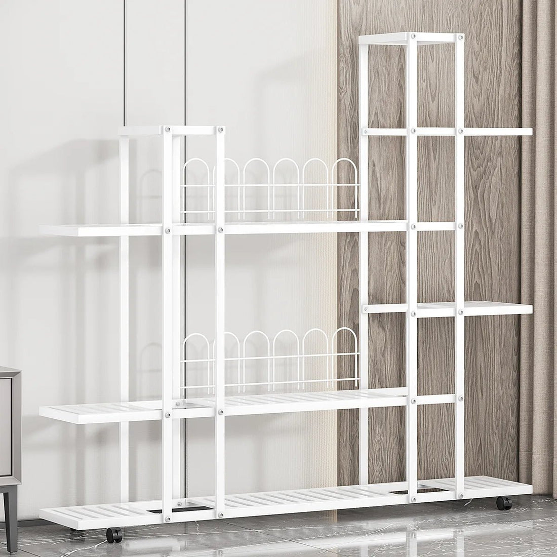 Étagère plante d'angle pour pots de fleurs - vente privée 14:350853H9036 White;200007763:203372089