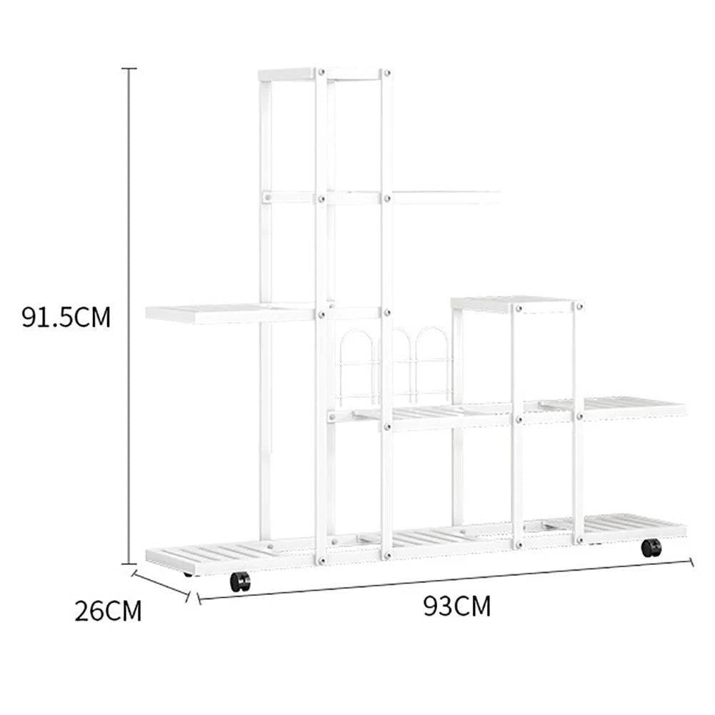 Étagère plante d'angle pour pots de fleurs - vente privée 14:350853H9036 White;200007763:203372089